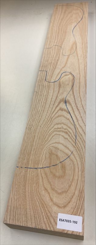 Body Swamp Ash, 2-pcs., grainmatched, Unique Piece #192